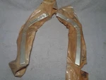 Nos Mopar 1970-74 Plymouth Cuda Rear Quarter Edge Moldings. Fixed Price $299.00.