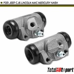 2PCS Drum Brake Wheel Cylinder For Jeep CJ6 Lincoln Amc Mercury Nash Edsel Rear. Fixed Price $26.49.