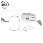 1964-1972 Fiat 850 Ot 1000 1300 Cuope Lr Chrome Fender Door Mirrors Steel New. Fixed Price $86.75.