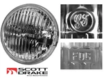 Clear Sealed Beam Fog Light Lamp 1964-1968 Ford Mustang Gt. Fixed Price $29.95.