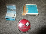 75/76 Corvette Gas Door Starburst Emblem Nos Gm In Box 358737. Fixed Price $95.00.