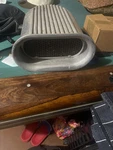 Vintage Mr. Gasket 97002391 Single Carburetor Finned Aluminum Air Scoop. Fixed Price $150.00.