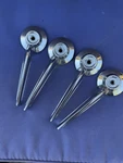1962 & 1963 Lincoln Continental Interior Door Handle Chrome Set Of 4. Clearance. Fixed Price $80.00.