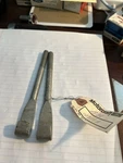 Ford 1957-1963 ( Pair ) Battery Hold Down Bolts B7A-10756-A New Usa Nos. Fixed Price $34.00.