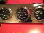 Vintage Nos Stewart Warner Deluxe Series 2 1/16" Gauges Made Is U.s.a.. Fixed Price $300.00.