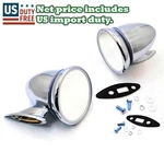 Triumph TR6 TR250 Roadster 1969-1976' Chrome Steel Door Mirrors New 2PCS. Lh/rh. Fixed Price $111.97.