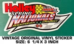 Ihra Holley Spring Nationals Vinyl Decal Sticker Vintage Original-drag Race. Fixed Price $8.73.