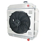 Rows Radiator+shroud Fan For 1955-1959 Chevy Truck 3100 3200 3400 3600 Ls Swap. Fixed Price $322.99.