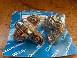 Chevy Non Conv Sunvisor Support Brackets Chrome Danchuk 1955 1956 1957. Fixed Price $49.99.