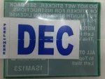 California Month Sticker (december) Dmv License Plate Original. Fixed Price $9.43.