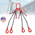 6.56FT Chain Sling 4 Legs Alloy Steel Lifting Hook 8T. Fixed Price $166.89.