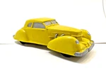 Garrett Toy Large Rubber Cord Supercharged Coupe Vintage 1930S Yellow 400 Made. Fixed Price $119.99.