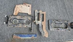 1965 Chevelle Camino Parts Lot Headlight Brackets Latch Support Battery Tray. Fixed Price $164.99.