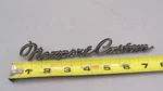 Vintage Metal Chrysler Newport Custom Script Emblem / Badge - 2839349. Fixed Price $10.00.
