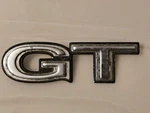 Vintage Chevrolet Vega Gt Script Emblem Badge 9865874 W/ Pins 3/8 X 1/4. Fixed Price $14.75.