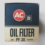 Delco Pf 30 Oil Filter 6437994 Oem Gm '59-'76 Cadillac Oldsmobile Pontiac. Fixed Price $18.99.