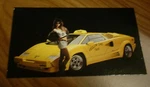 2-1989 Lamborghini Countach Taxi Cab Photo Magnets-toolbox,fridge PICTURE-89. Fixed Price $5.99.
