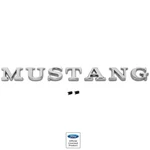 1965 1972 Fender Or Trunk Emblem "mustang" Letter Pcs Set W/fasteners. Fixed Price $37.95.