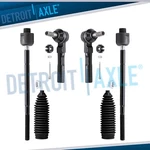 6PC Front Inner + Outer Tie Rod Ends For Chevrolet Express Gmc Savana 1500 2500. Fixed Price $45.69.