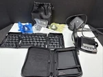 Palm Pilot - M515 + Portable Keyboard, Charger, Cases. Fixed Price $24.99.