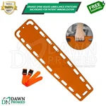 Spine Ambulance Stretcher Orange Backboard For Patient Immobilization. Fixed Price $124.99.
