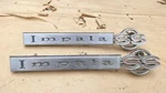 1967 Chevy Impala Ss Front Fender Emblems / Name Plates Original Gm Pair. Fixed Price $145.00.
