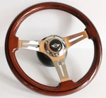 Steering Wheel Fits For Mini Cooper Wooden Austin Healey 1000 1275 Gt. Fixed Price $239.00.