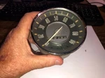 Vw 60 Ghia Speedometer # 141 957 023B. Fixed Price $200.00.