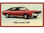 1968 Amc Javelin Sst Refrigerator / Tool Box Magnet. Fixed Price $8.00.
