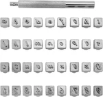 37 Pieces Leathercarft Stamping Tool Set, 26 Letters Alphabet & 10 Numbers. Fixed Price $28.97.