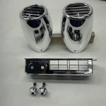 New 1958 Chevrolet Impala Belair Factory Control And Vent Set B5. Fixed Price $839.95.