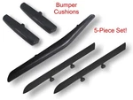 Studebaker Avanti Ii Front Center Rear Bumper Rubber Cushions 5-PIECE Set. Fixed Price $197.00.