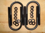 9/16" X 3" U Bolts - 8 1/4, 3/4, Dana Mopar Rear Ends (25% Stronger ). Fixed Price $69.00.
