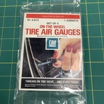 Gm Oem On The Wheel Tire Air Gauges 989276 Set Of 4 Nos. Fixed Price $25.00.