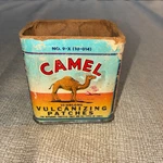 1946 Camel 10 Oblong Vulcanizing Patches Board/tin H.b. Egan Manufacturing Co.. Fixed Price $9.99.