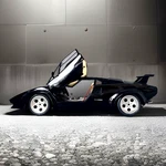 1988 Lamborghini Countach LP5000S 1:18 Bburago Black Diecast Model Car. Fixed Price $89.00.