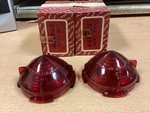 Nos Pair Lucas 574226 L538 Red Stop Light Lens Mg Magnette 56-59 Silver Wraith. Fixed Price $49.99.